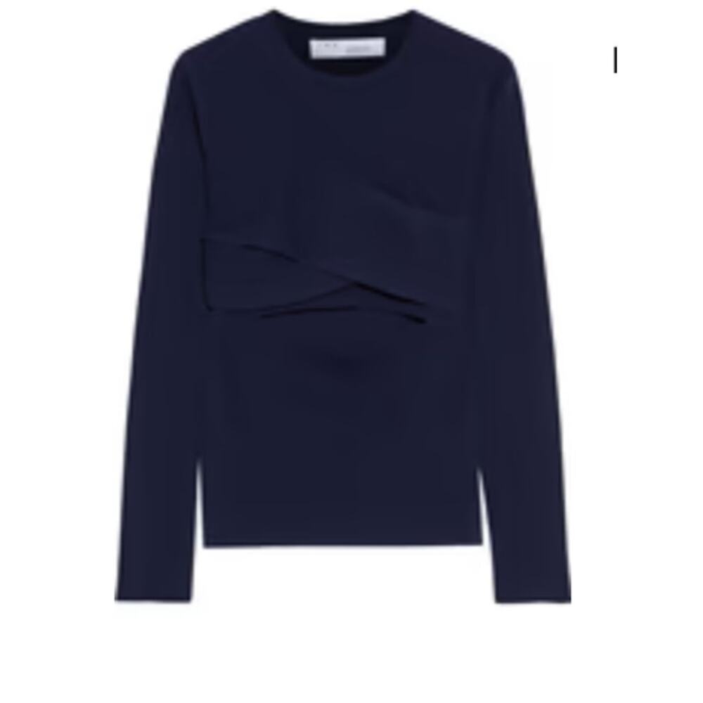 Iro Denny cutout sweater navy Size 8